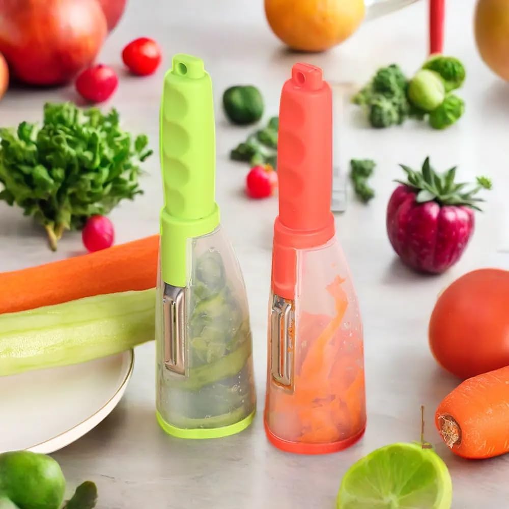 Pelador de Verduras con Contenedor Integrado - LO NECESITO YA