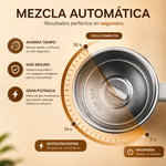 Taza Automezcladora Magnética USB C Acero 380ml