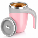 Taza Automezcladora Magnética USB C Acero 380ml
