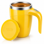 Taza Automezcladora Magnética USB C Acero 380ml