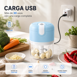 Mini Picadora Eléctrica Recargable USB Portátil