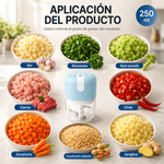 Mini Picadora Eléctrica Recargable USB Portátil