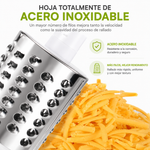 Rallador Giratorio Manual 3 En 1 Multifunción Cocina