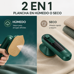 Mini Plancha 2 En 1 Con Vaporizador Portátil Ropa