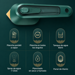 Mini Plancha 2 En 1 Con Vaporizador Portátil Ropa