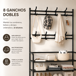 Perchero Organizador 5 Niveles Con 8 Ganchos