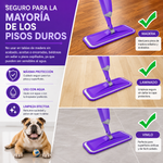 Mopa 360 Microfibra Con Spray Limpiador Piso Reutilizable