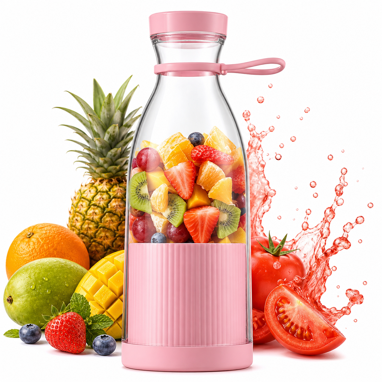 Botella Licuadora Portátil Recargable USB Mixer