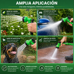 Manguera Extensible 15m Con Boquilla 7 Funciones