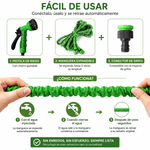 Manguera Extensible 15m Con Boquilla 7 Funciones