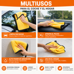 Set X3 Paño Microfibra Ultra Absorbente 30x40cm Limpieza