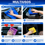 Set X3 Paño Microfibra Ultra Absorbente 30x40cm Limpieza