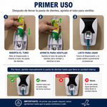 Dispensador Pasta Dental Soporte Organizador Cepillos Baño