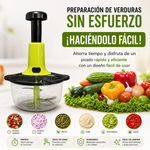 Picador Manual A Presión 3 Cuchillas Cocina