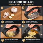 Prensa De Ajo Balancín Acero Inoxidable Cocina