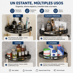 Set X2 Estante Organizador Baño Esquinero Moderno Multiuso