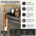 Set X2 Estante Organizador Baño Esquinero Moderno Multiuso