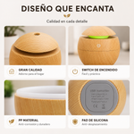 Mini Humidificador USB Diseño Madera Portátil