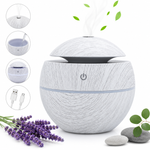Mini Humidificador USB Diseño Madera Portátil