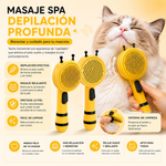 Cepillo Quitapelos Mascota Botón Limpieza Rápida