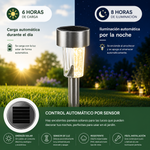 Luces Solares Jardín LED Estaca Exterior Impermeable
