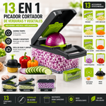 Picadora Cortadora De Verduras Multifunción 13 En 1