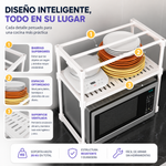 Rack Organizador Para Microondas 2 Niveles Cocina