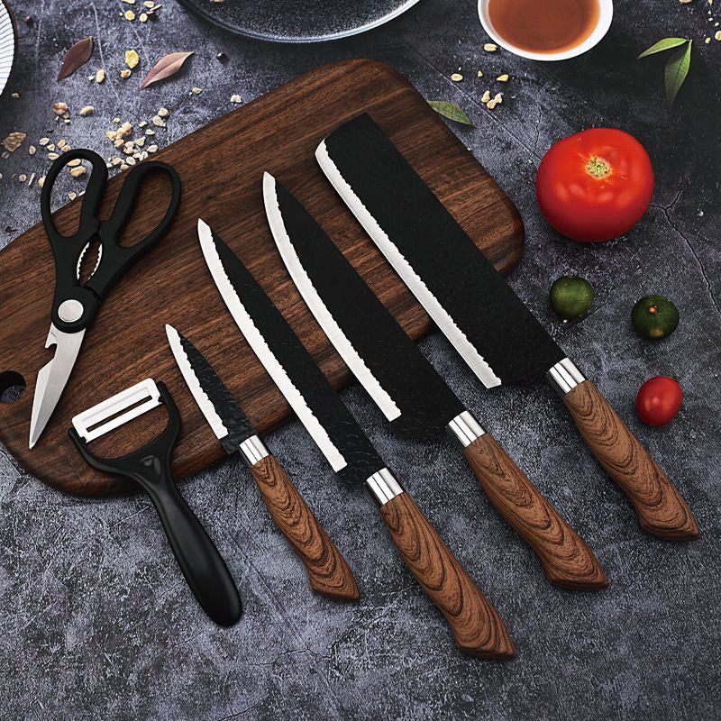 Juego Set de Cuchillos Chef Profesional 6 Piezas